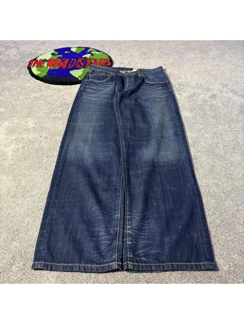vintage y2k baggy jeans 2000’s timberland denim